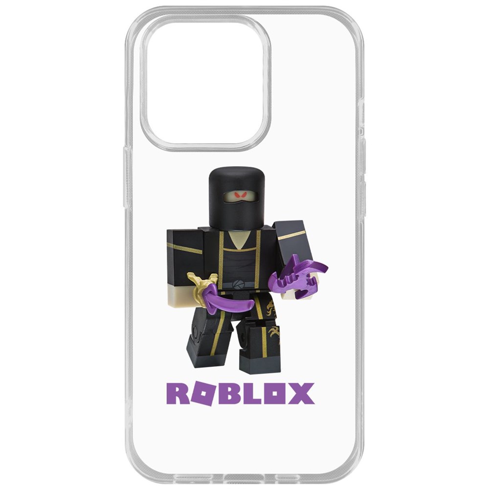 

Чехол-накладка Krutoff Clear Case Roblox-Ниндзя Ассасин для iPhone 14 Pro, Прозрачный