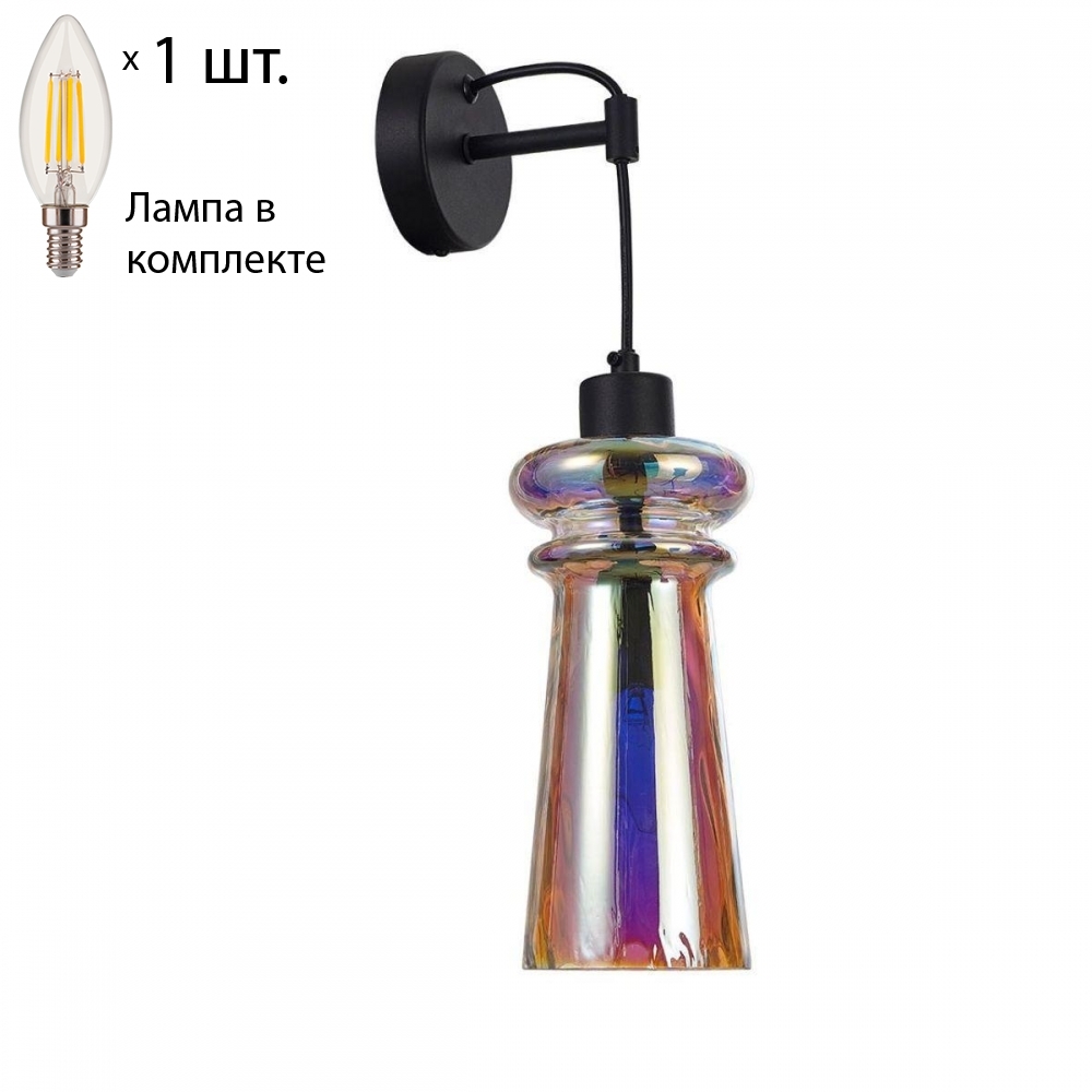 

Бра Odeon Pasti с лампочкой 4967/1W+Lamps E14 Свеча