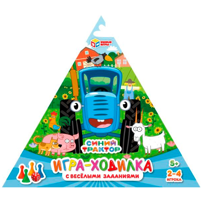 

Игра Умка Синий трактор.Ходилка в треугольной кор. 4680107940803 /10/