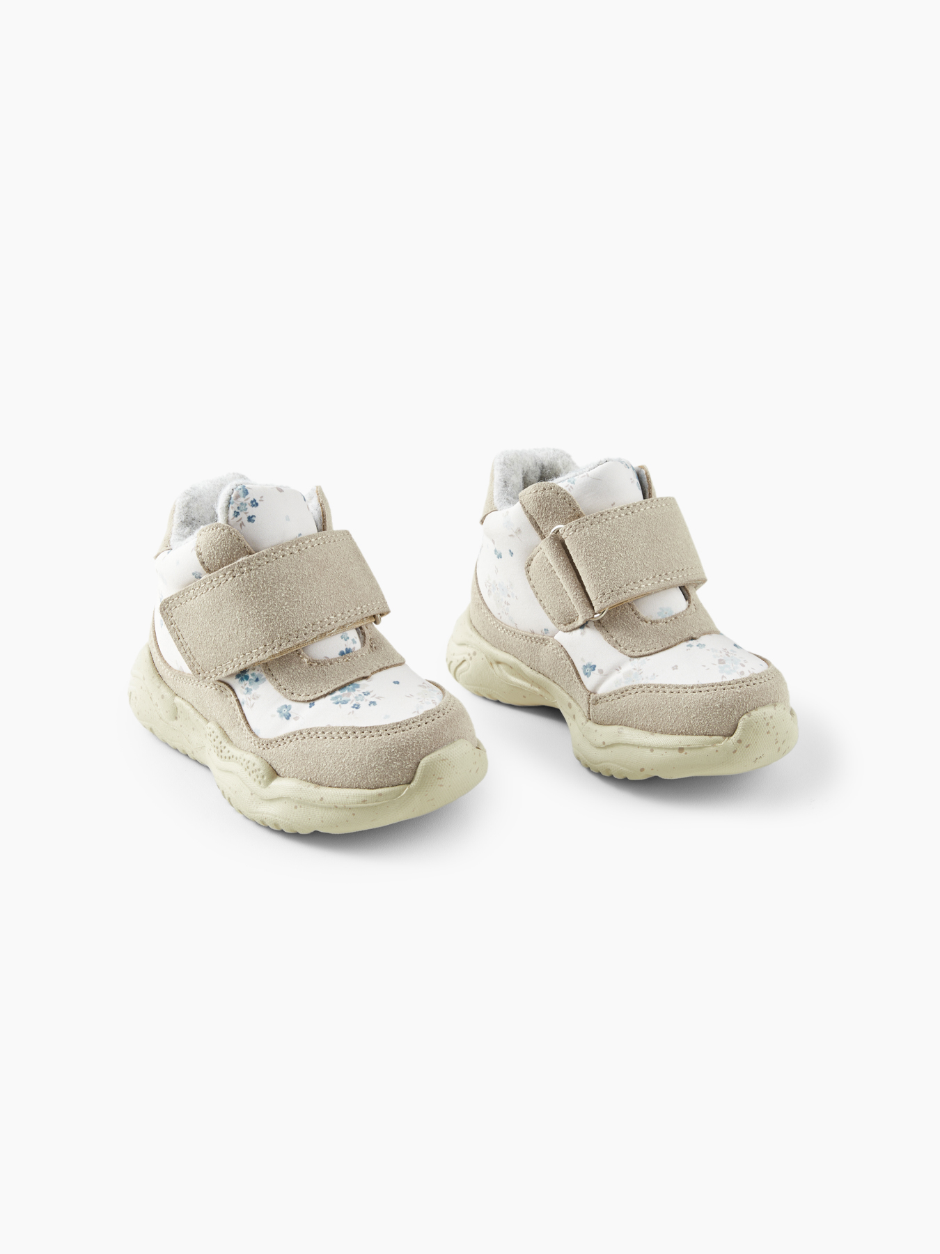 

Ботинки детские Happy Baby 86556, beige-flowers, 25, Бежевый, 86556
