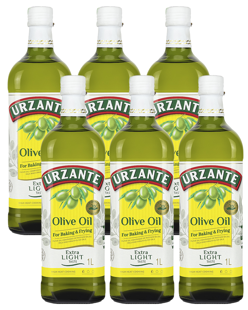Масло оливковое Urzante 100%, 6 шт по 1 л