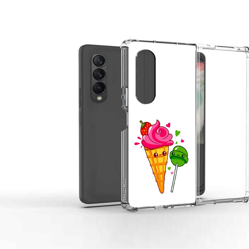 

Чехол MyPads Tocco для Samsung Galaxy Z Fold2 Вкусняшки, Прозрачный, Tocco