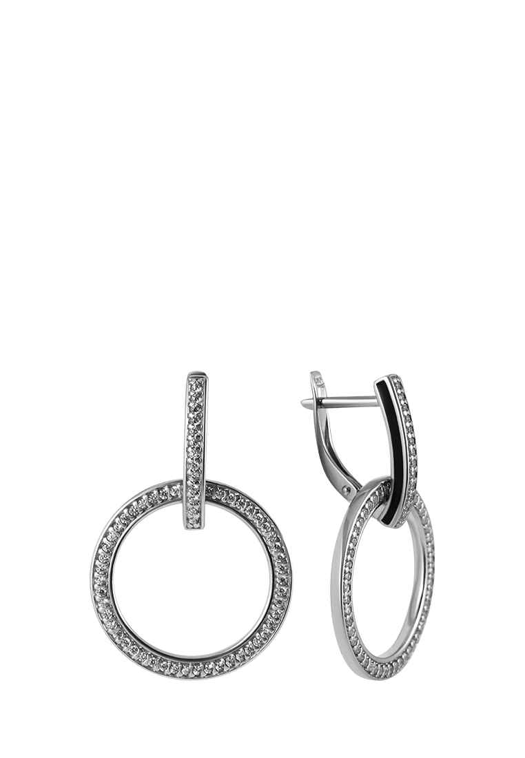 

Серьги из серебра с эмалью/фианитом НАШЕ ЗОЛОТО ДИ94024948, ДИ94024948