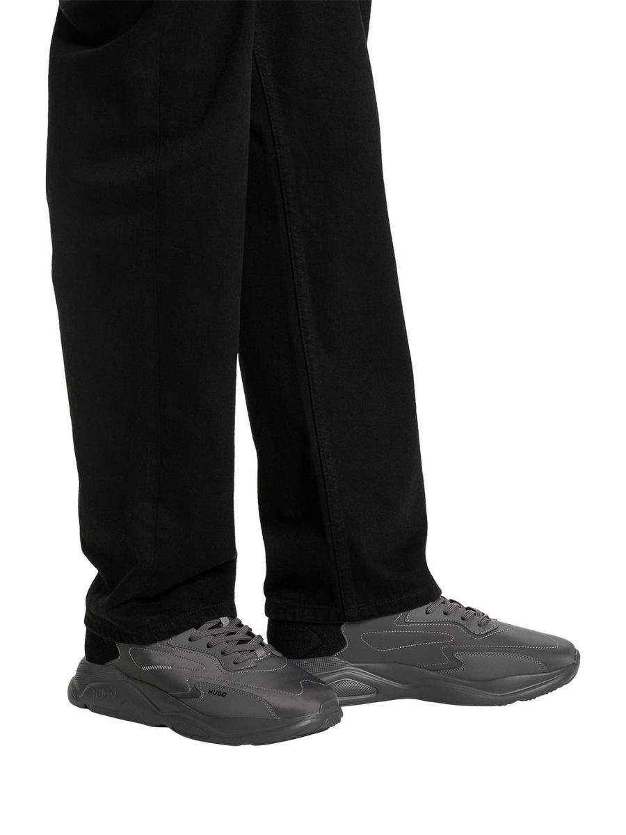 

Кроссовки мужские HUGO BOSS 001400406 серые 41 EU, Серый, 001400406