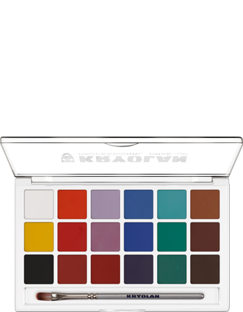 

Аквагрим палитра 18 цв./Aquacolor Palette 18 Col. 50 гр. Basic, Разноцветный