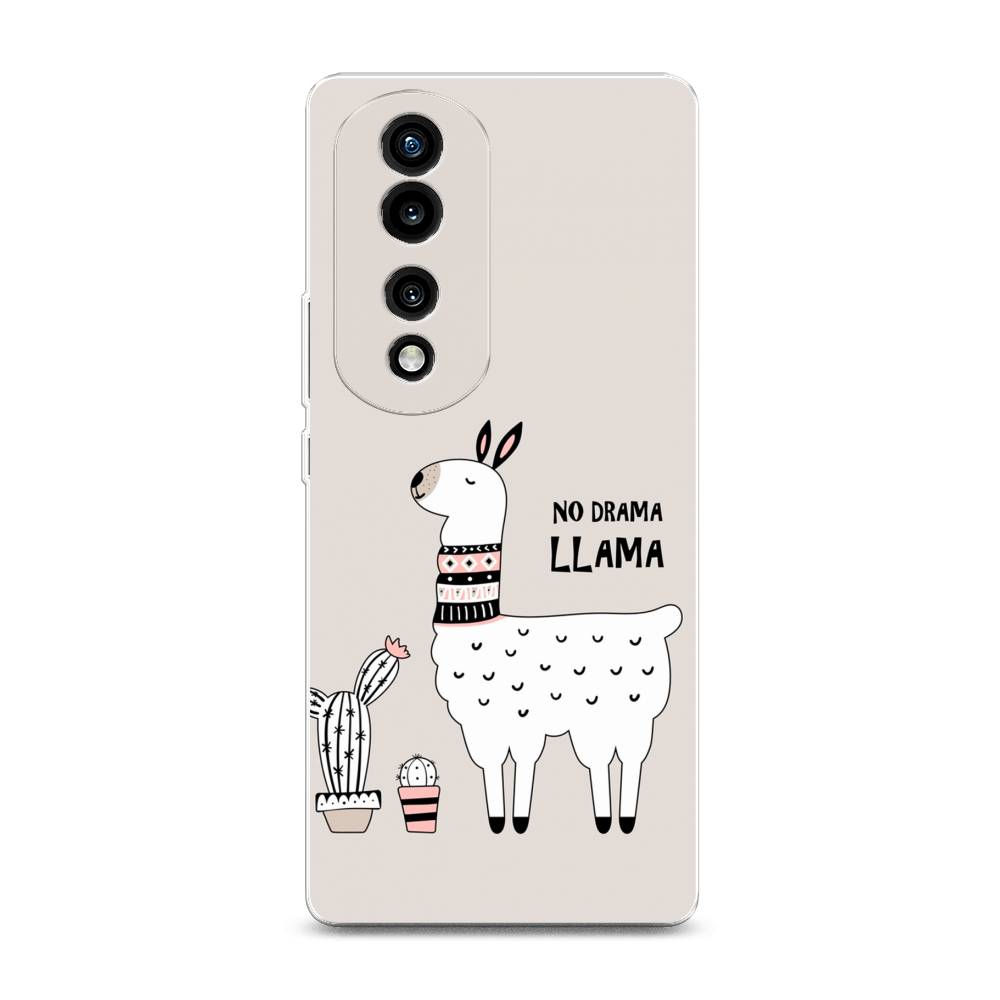 

Силиконовый чехол "No drama LLama" на Honor 70 Pro, 6108350-2