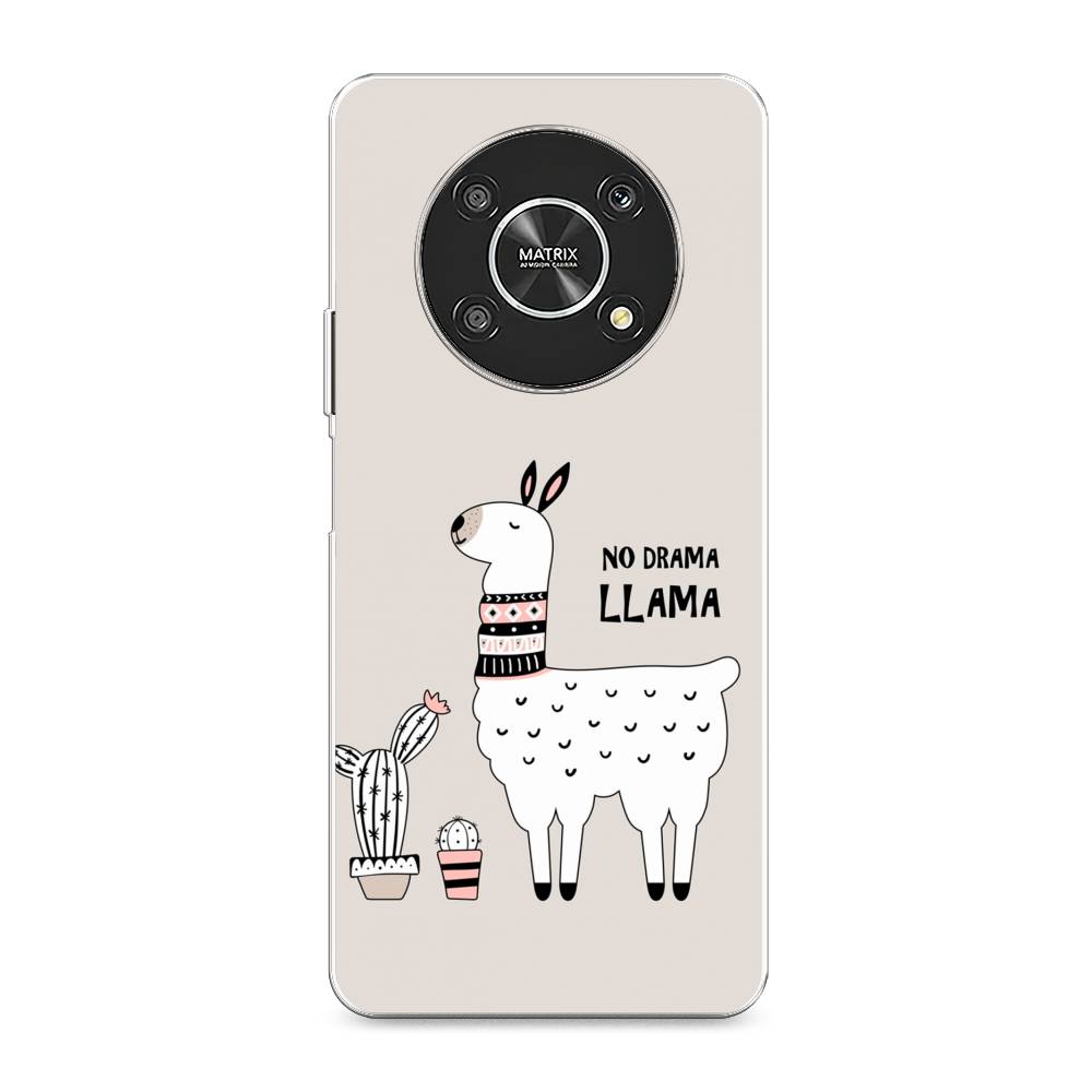 

Чехол Awog на Honor X9 4G/Magic4 Lite 4G "No drama LLama", Разноцветный, 6108650-2