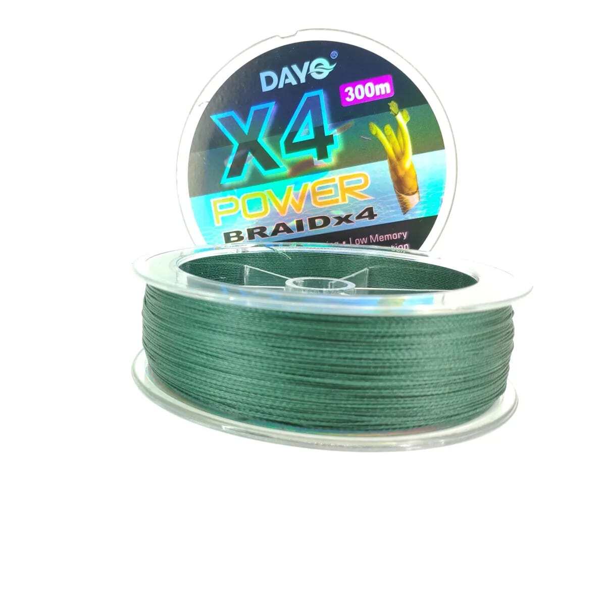 Шнур Dayo PERFET X-4 Dark Blue Green 100м 0.18мм 9.0кг 20Lb