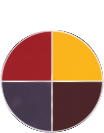 

Набор грима на жировой основе/ Supracolor Quartet 4 colors 15 мл. (Цв: Bruise & Graze), Разноцветный
