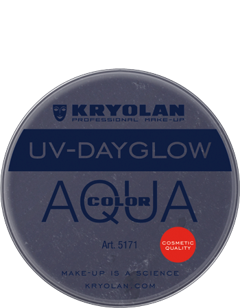 Аквагрим прессованный УФ/Aquacolor UV-Dayglow 8 мл. (Цв: Black)