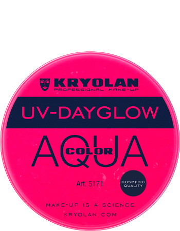 Аквагрим прессованный УФ/Aquacolor UV-Dayglow 8 мл. (Цв: Magenta)