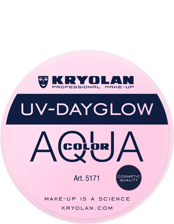 Аквагрим прессованный УФ/Aquacolor UV-Dayglow 8 мл. (Цв: Rose)