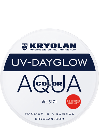 Аквагрим прессованный УФ/Aquacolor UV-Dayglow 8 мл. (Цв: White)