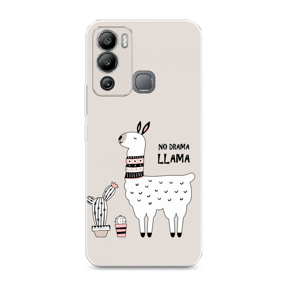 

Чехол Awog на Infinix Hot 12i "No drama LLama", Разноцветный, 3101250-2