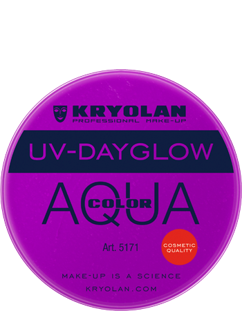 Аквагрим прессованный УФ/Aquacolor UV-Dayglow 8 мл. (Цв: Purple)