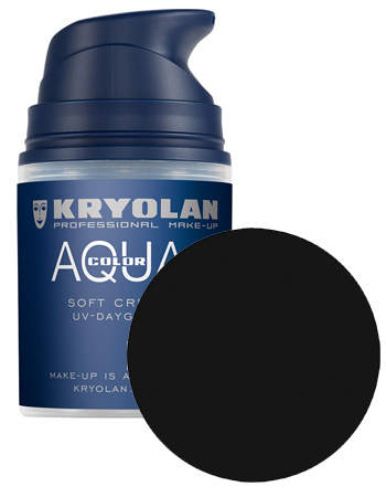 

Аквагрим кремообразный/Aquacolor Soft cream 50 мл. (Цв: Black), Черный