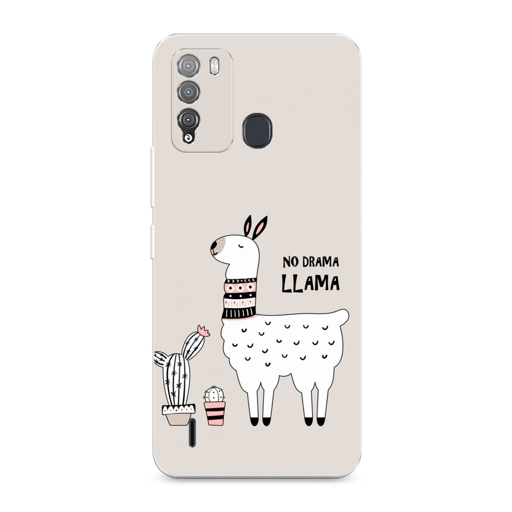 

Чехол Awog на Itel Vision 1 Pro "No drama LLama", Разноцветный, 3200350-2