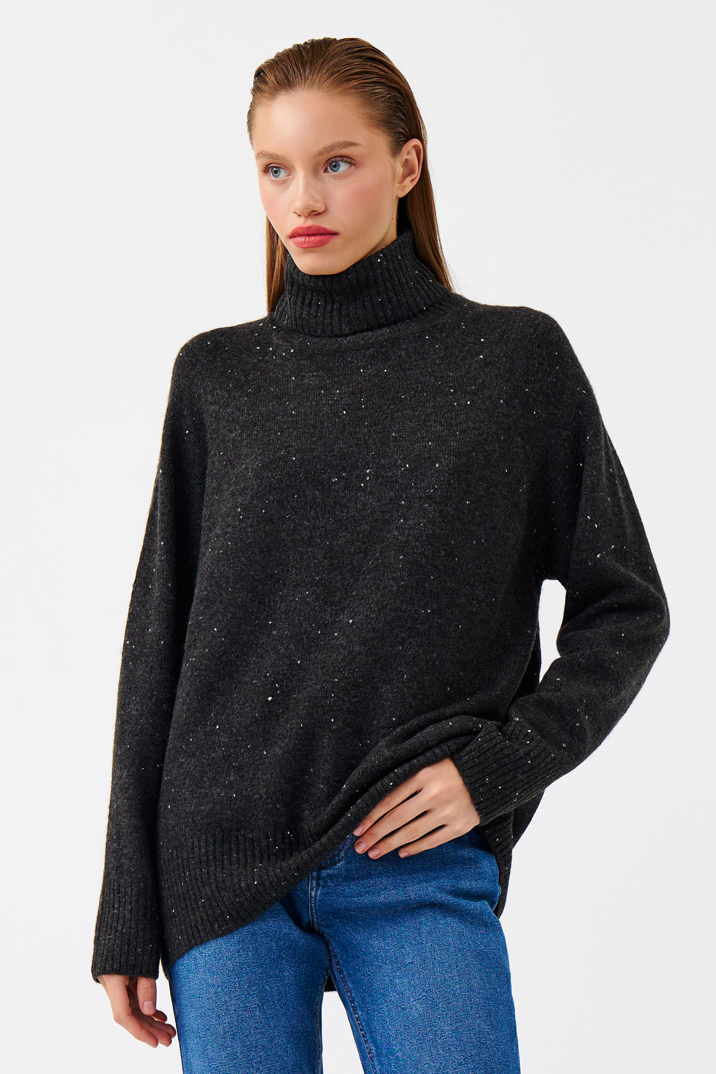 

Свитер женский Befree 2241271841-39 серый XS, 2241271841-39