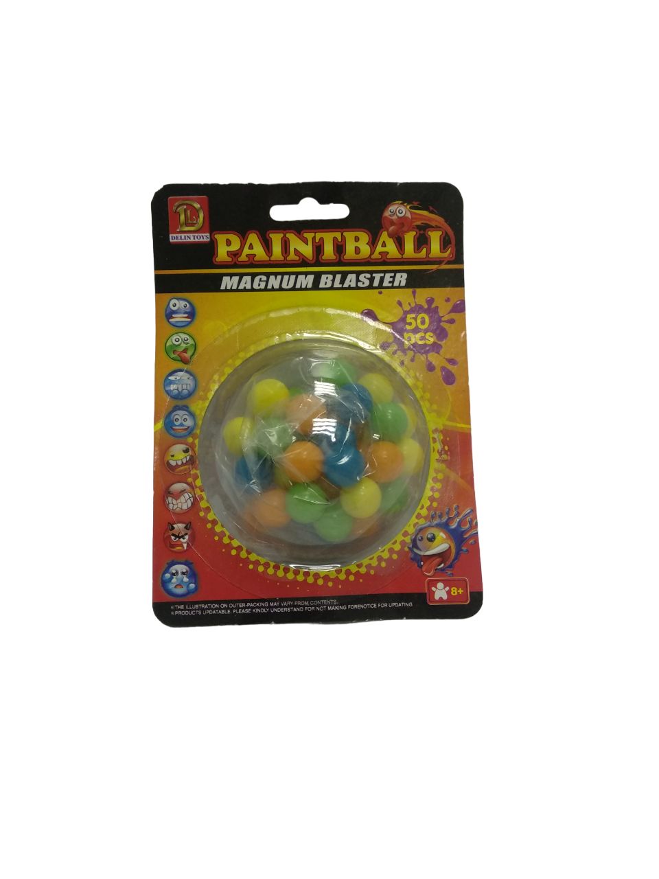 Пульки для пейнтбола Synergy Trading 12 мм разноцветные 50 шт(игрушка)