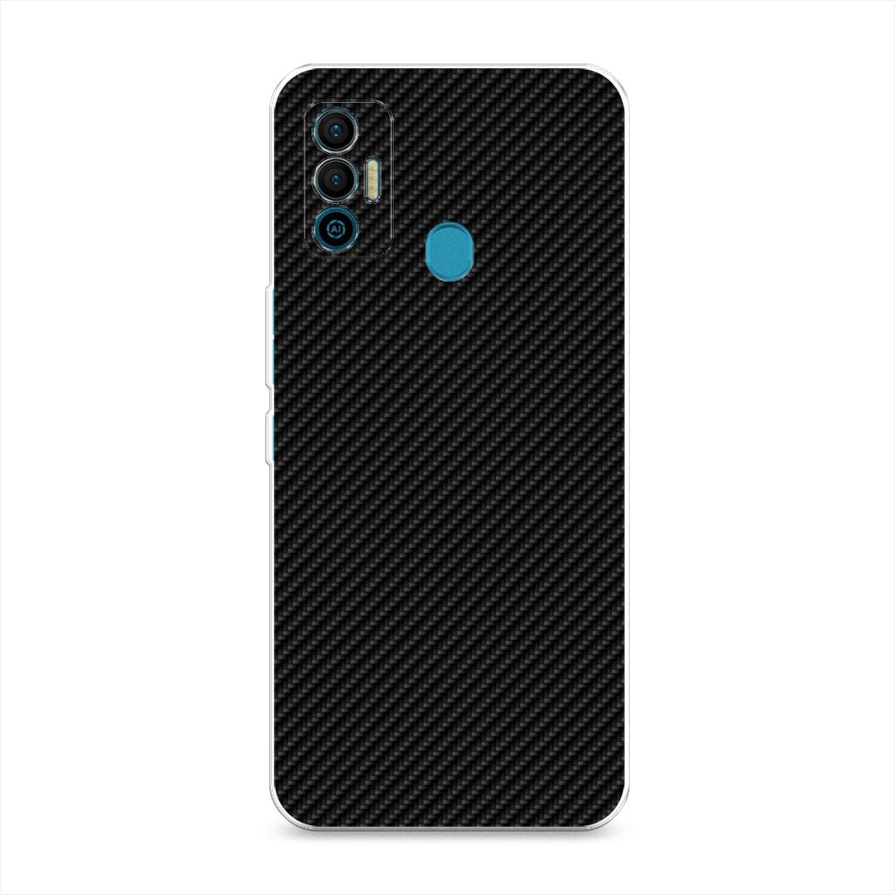 

Силиконовый чехол "Черный карбон" на Tecno Spark 7, Разноцветный, 301050-3