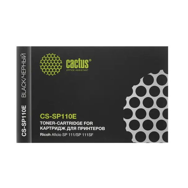 

Картридж для лазерного принтера CACTUS CS-SP110E (CS-SP110E) черный, совместимый, CS-SP110E