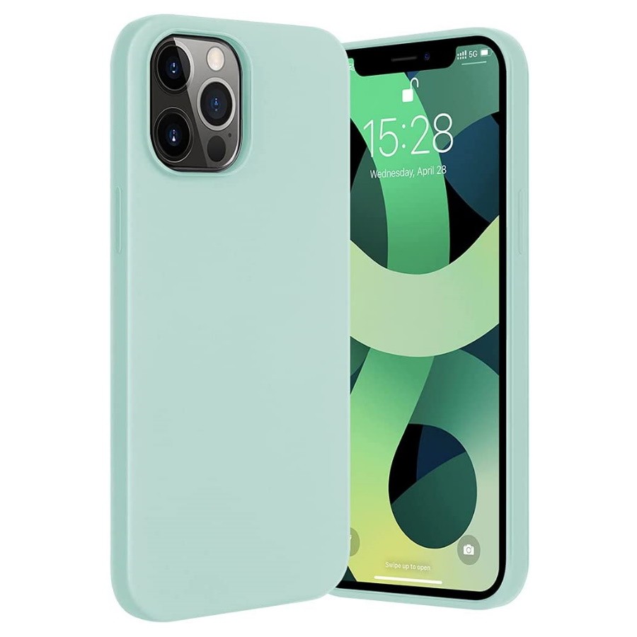 

Чехол Memumi Crystalloid Series Liquid Silicone Case для iPhone 13 Pro 6.1Inch Green (AFC2, Зеленый