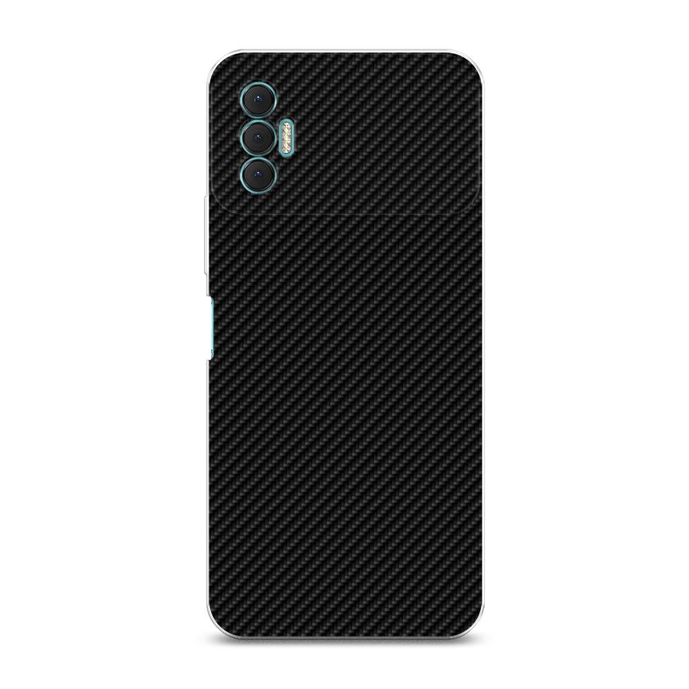 

Силиконовый чехол "Черный карбон" на Tecno Spark 8P, Разноцветный, 301450-3
