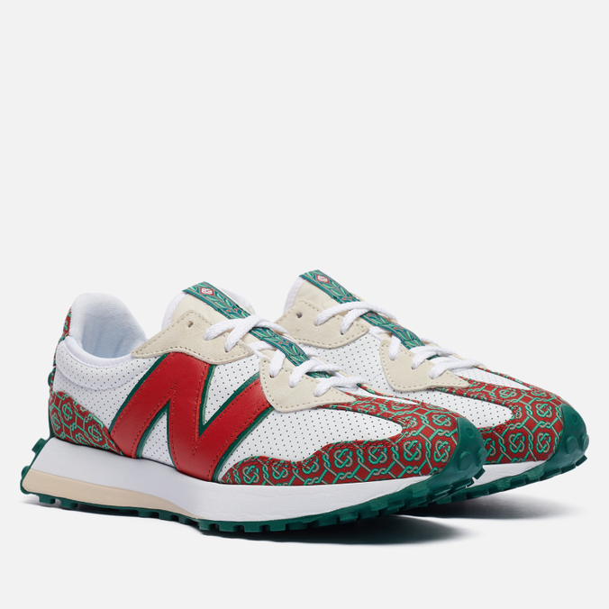 фото Кроссовки мужские new balance x casablanca 327 красные 7 us