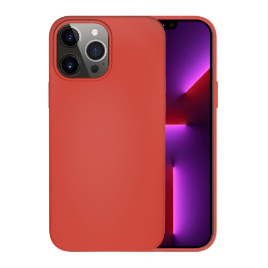 

Чехол Memumi Crystalloid Series Liquid Silicone Case для iPhone 13 Pro Max 6.7Inch Red (AF