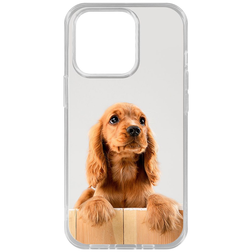 

Чехол-накладка Krutoff Clear Case Выходи играть для iPhone 14 Pro, Прозрачный