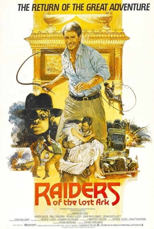 

Постер к фильму "Индиана Джонс: В поисках утраченного ковчега" (Raiders of the Lost Ark) A