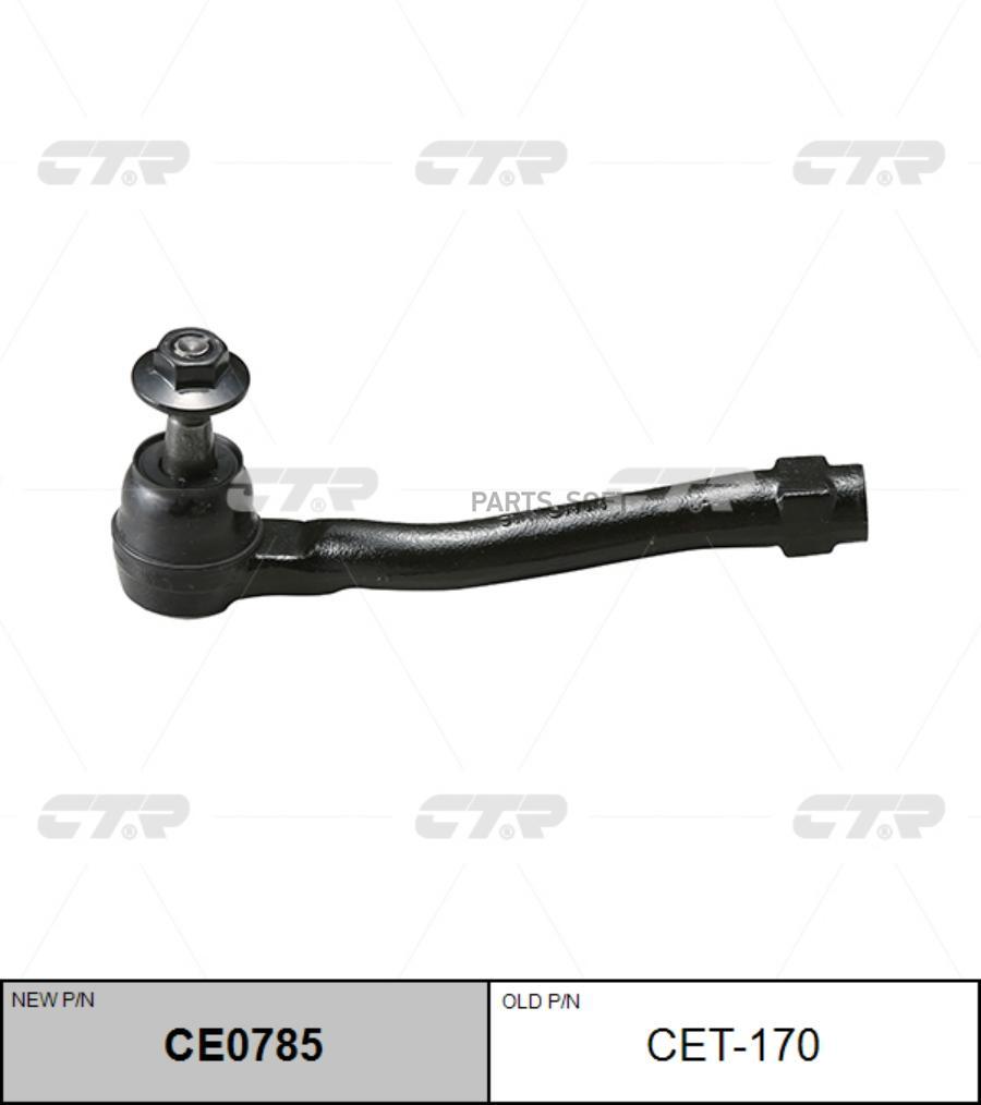 

Наконечник рулевой R LEXUS LS460/600 CTR CET-170