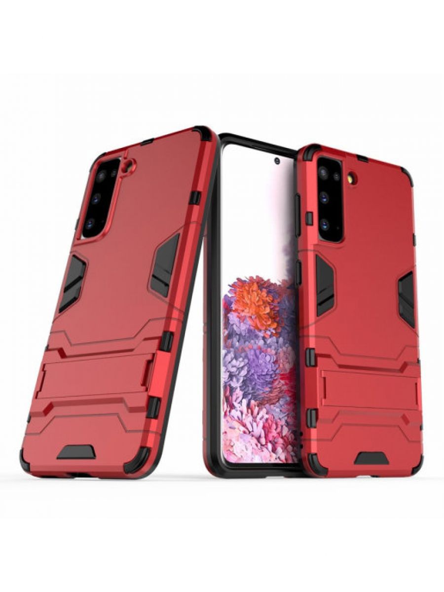 

Чехол Iron для смартфона Samsung Galaxy S21 красный