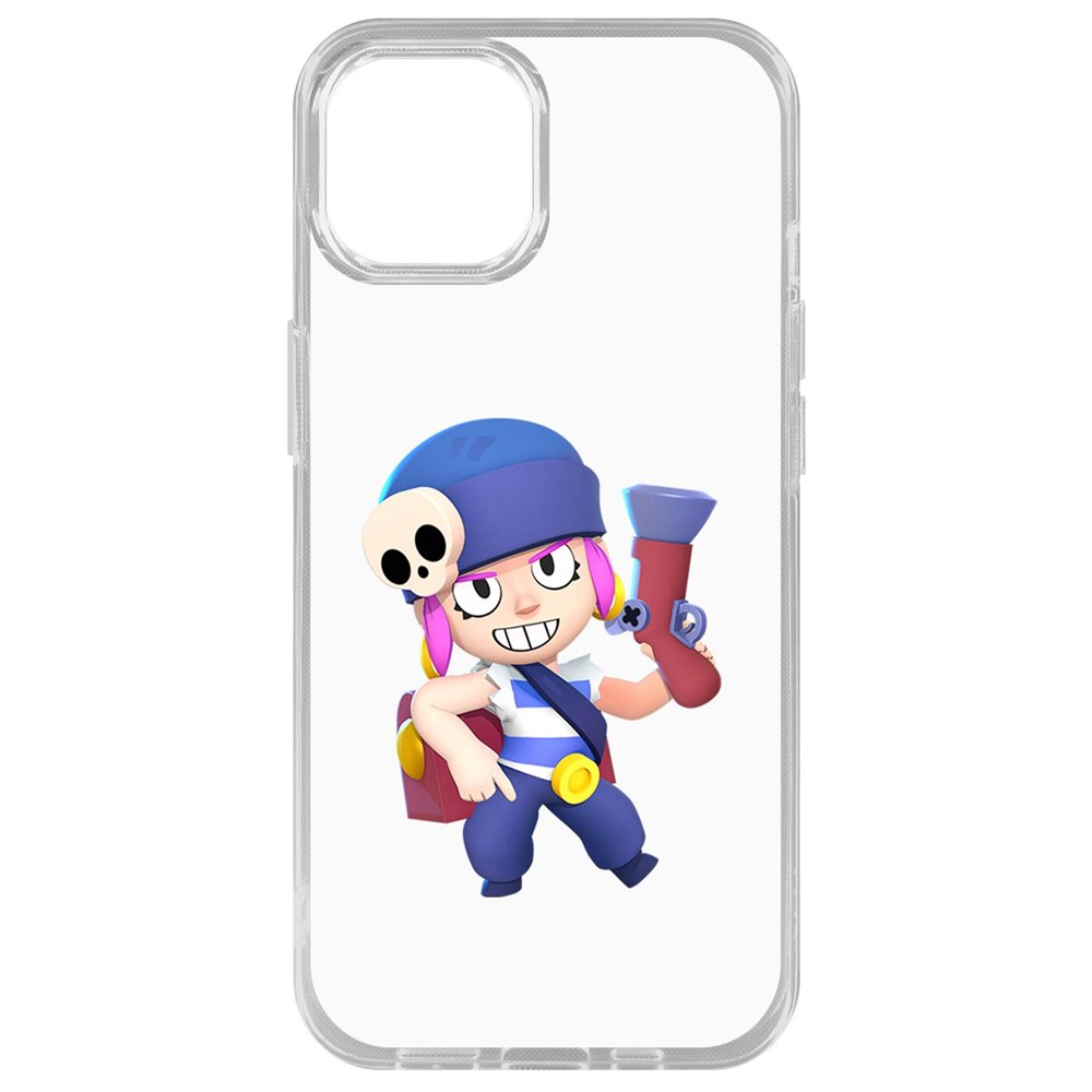 

Чехол-накладка Krutoff Clear Case Brawl Stars-Пенни для iPhone 14 Plus