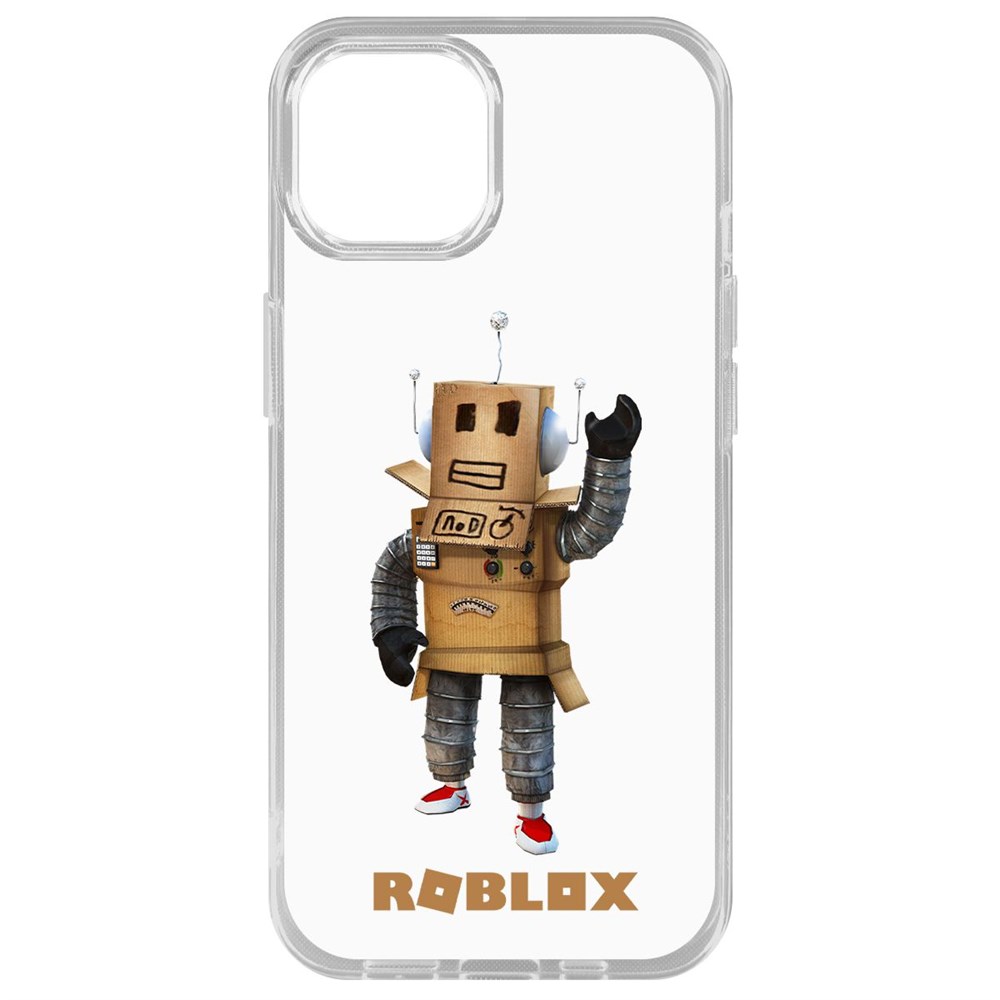 

Чехол-накладка Krutoff Clear Case Roblox-Мистер Робот для iPhone 14 Plus, Прозрачный