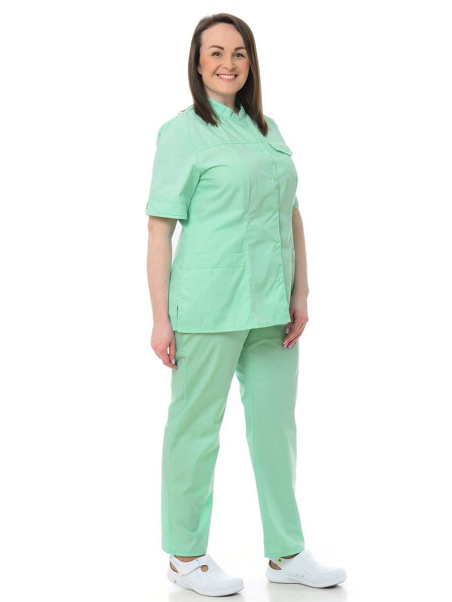 фото Костюм медицинский женский medicalwear марго 107 зеленый 54 ru