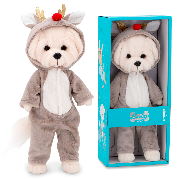 Lucky Mimi: Милый Оленёнок с каркасом 37 LD4/091 /4/ мягкая игрушка orange toys lucky mimi милый оленёнок с каркасом 37 см