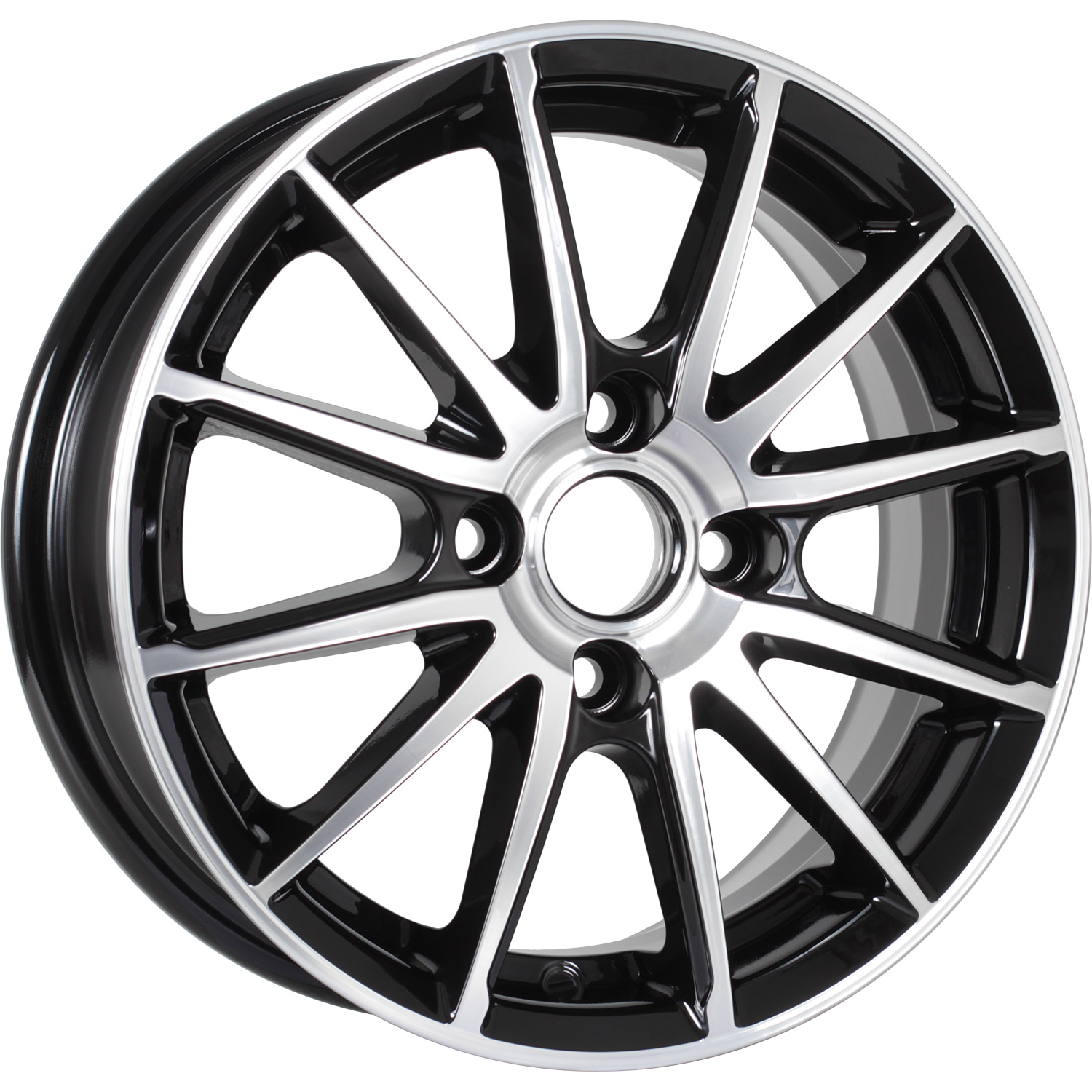 

Колесный диск K&K Квант 5.5xR14 4x100 ET40 DIA56.6 литой алмаз черный