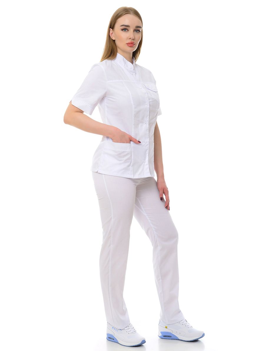 фото Костюм медицинский женский medicalwear марго 107 белый 42 ru