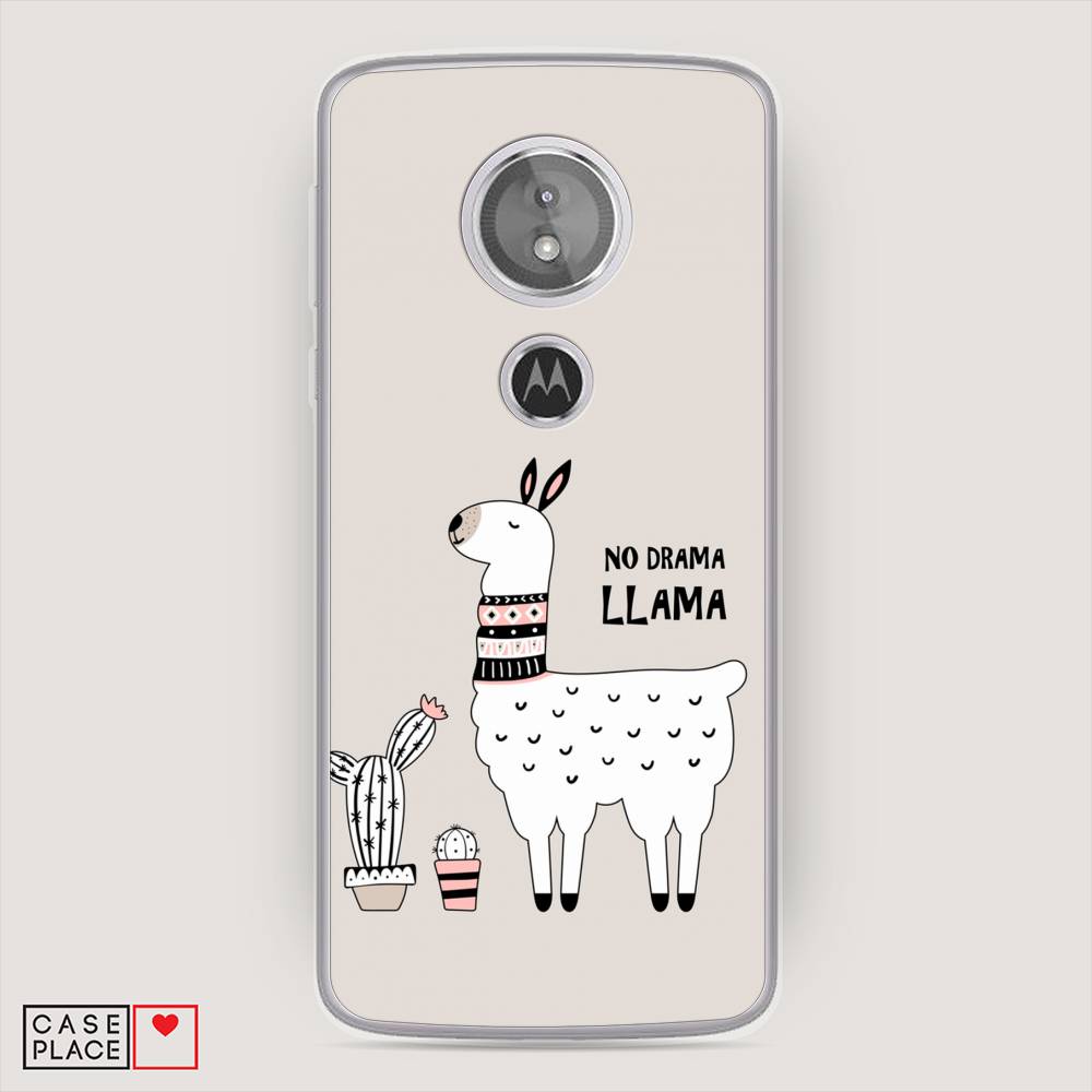 

Чехол Awog на Motorola Moto E5 / Моторола Мото E5 "No drama LLama", Разноцветный, 241050-2