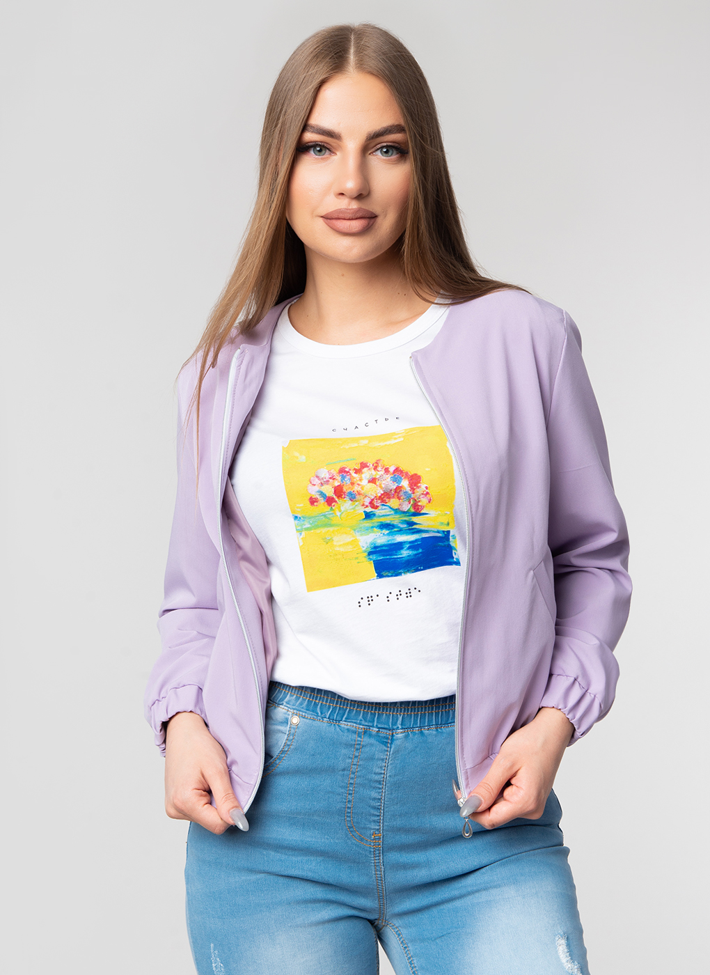 

Жакет женский SCANDZA 60542 голубой 50 RU, 60542
