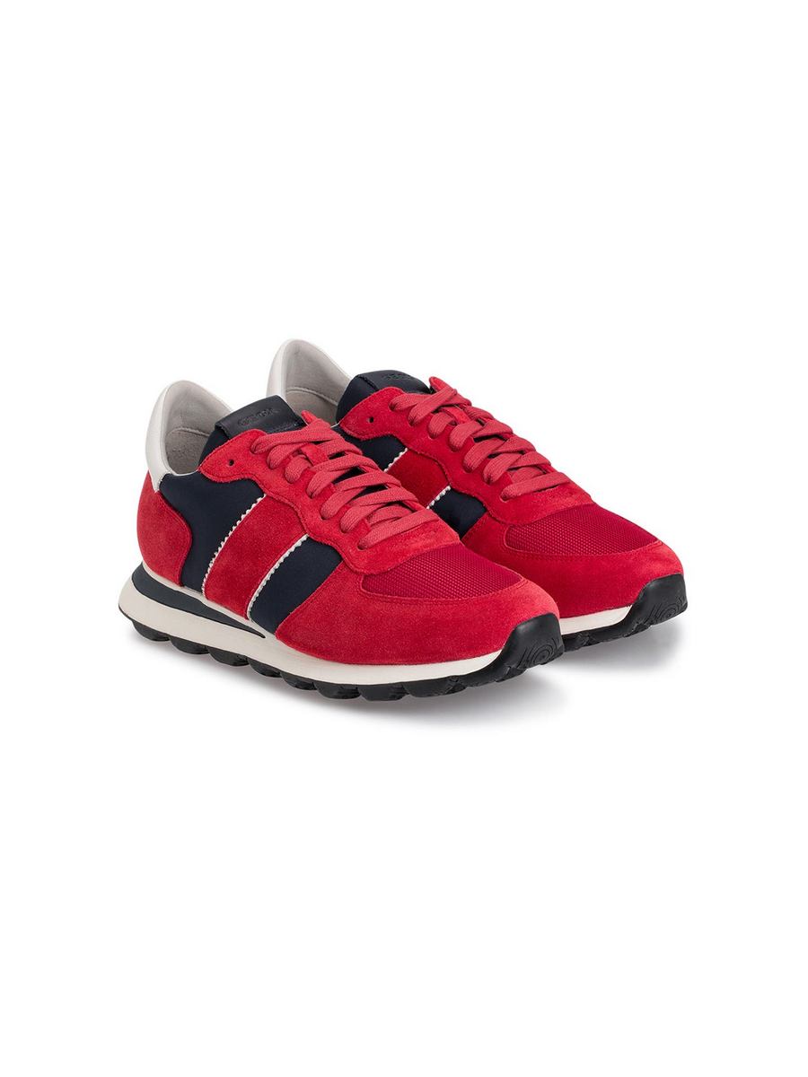 Кроссовки мужские GEOX 001409316 красные 42 EU 13844₽