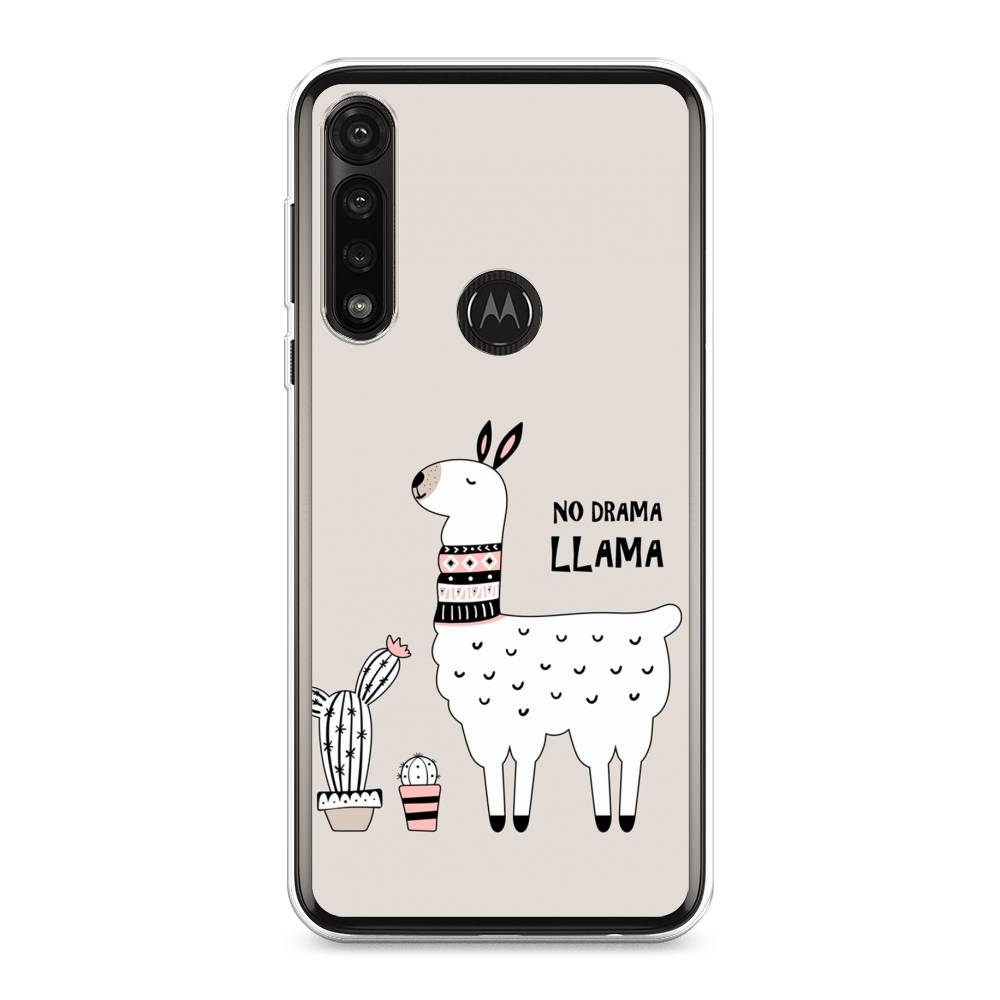 

Чехол Awog на Motorola Moto G Power 2020 "No drama LLama", Разноцветный, 242650-2