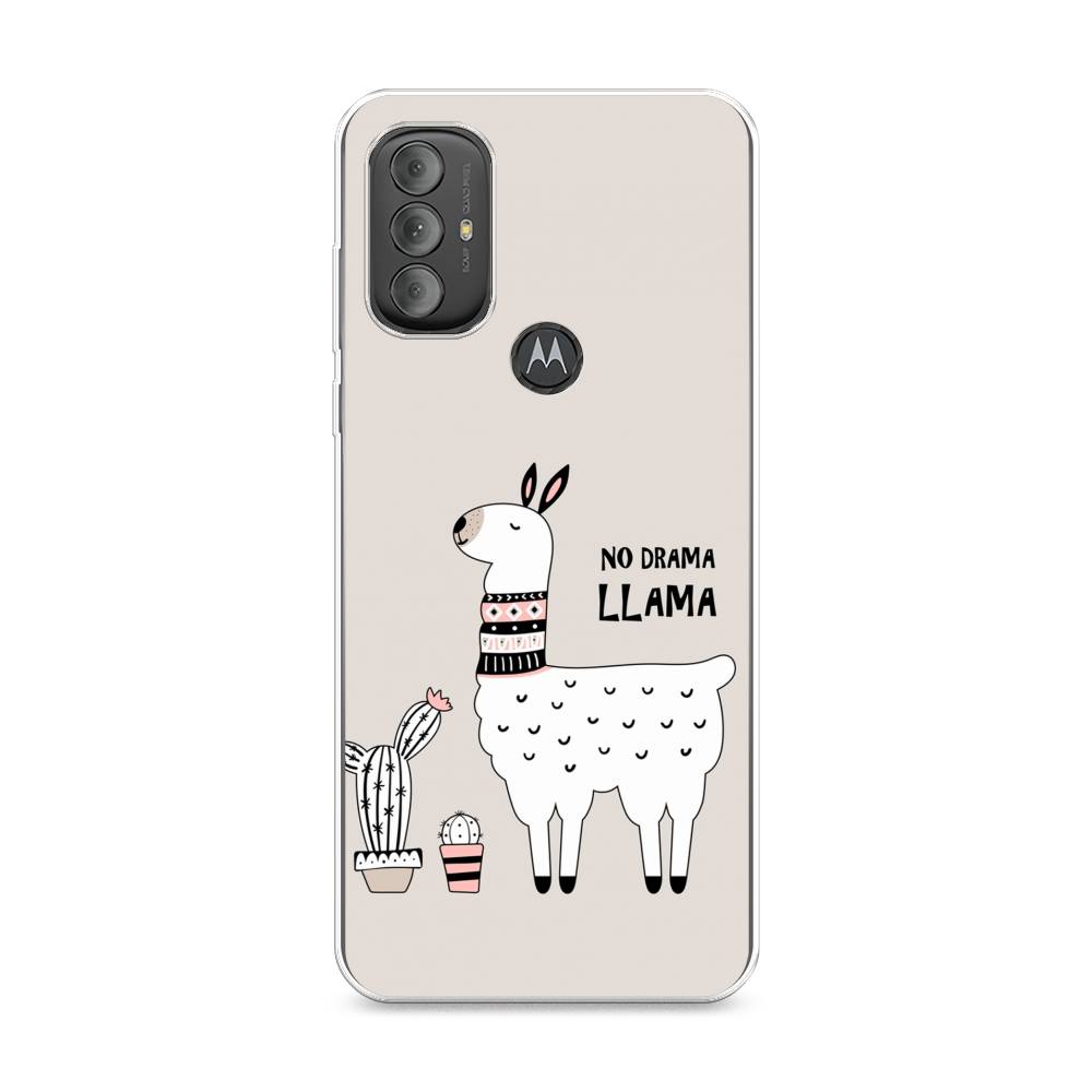 фото Силиконовый чехол "no drama llama" на motorola moto g power 2022 awog