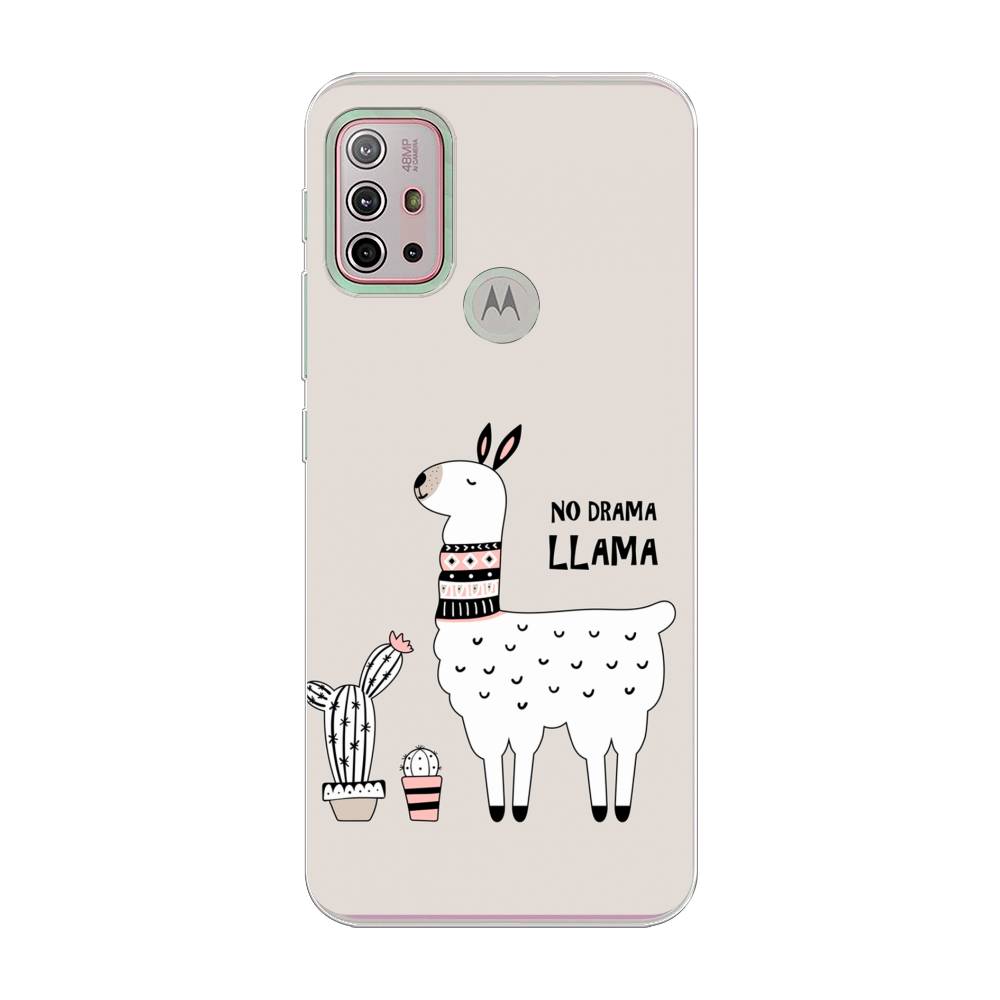

Чехол Awog на Lenovo K13 Note/Motorola Moto G10/G20/G30 "No drama LLama", Разноцветный, 242150-2
