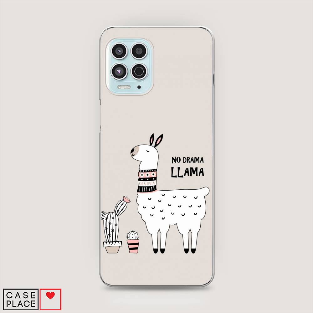 

Чехол Awog на Motorola Moto G100 "No drama LLama", Разноцветный, 241650-2