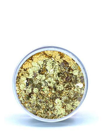 

Золото богов ГлиттерГель. Блёстки для лица и тела, 3 мл / Queridos Glitters Assortment