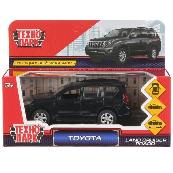 

Модель PRADO-BK Toyota Prado черная Технопарк в коробке
