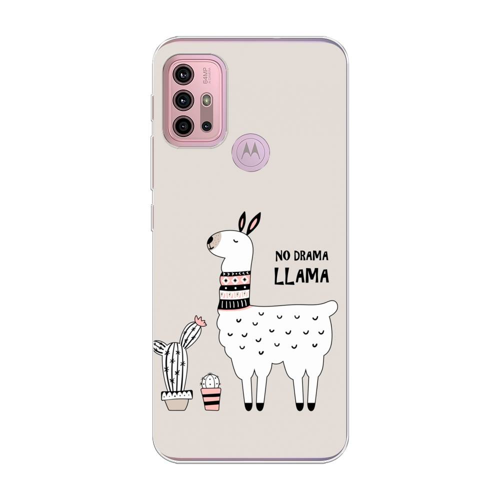 

Чехол Awog на Lenovo K13 Note/Motorola Moto G10/G20/G30 "No drama LLama", Разноцветный, 242350-2