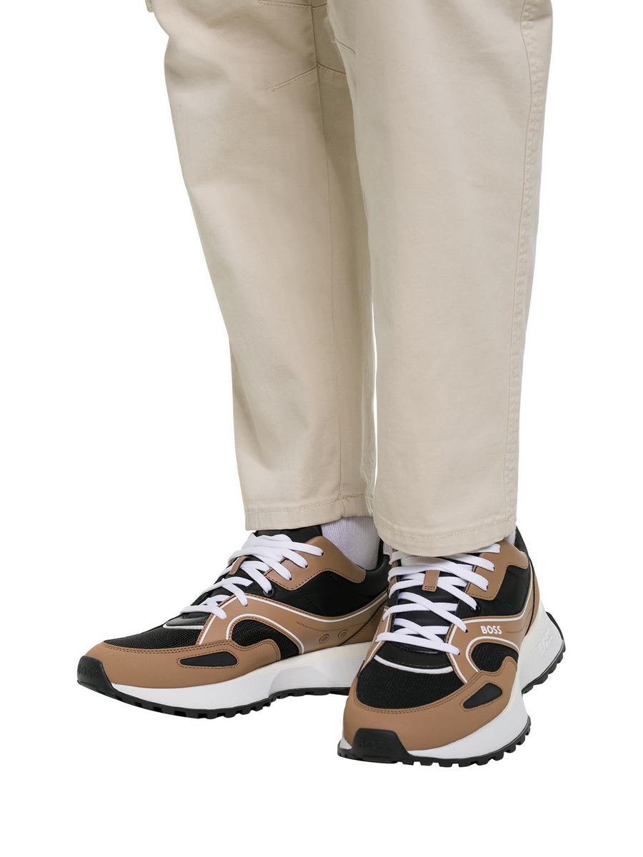 Кроссовки мужские BOSS 001411738 бежевые 41 EU 20352₽
